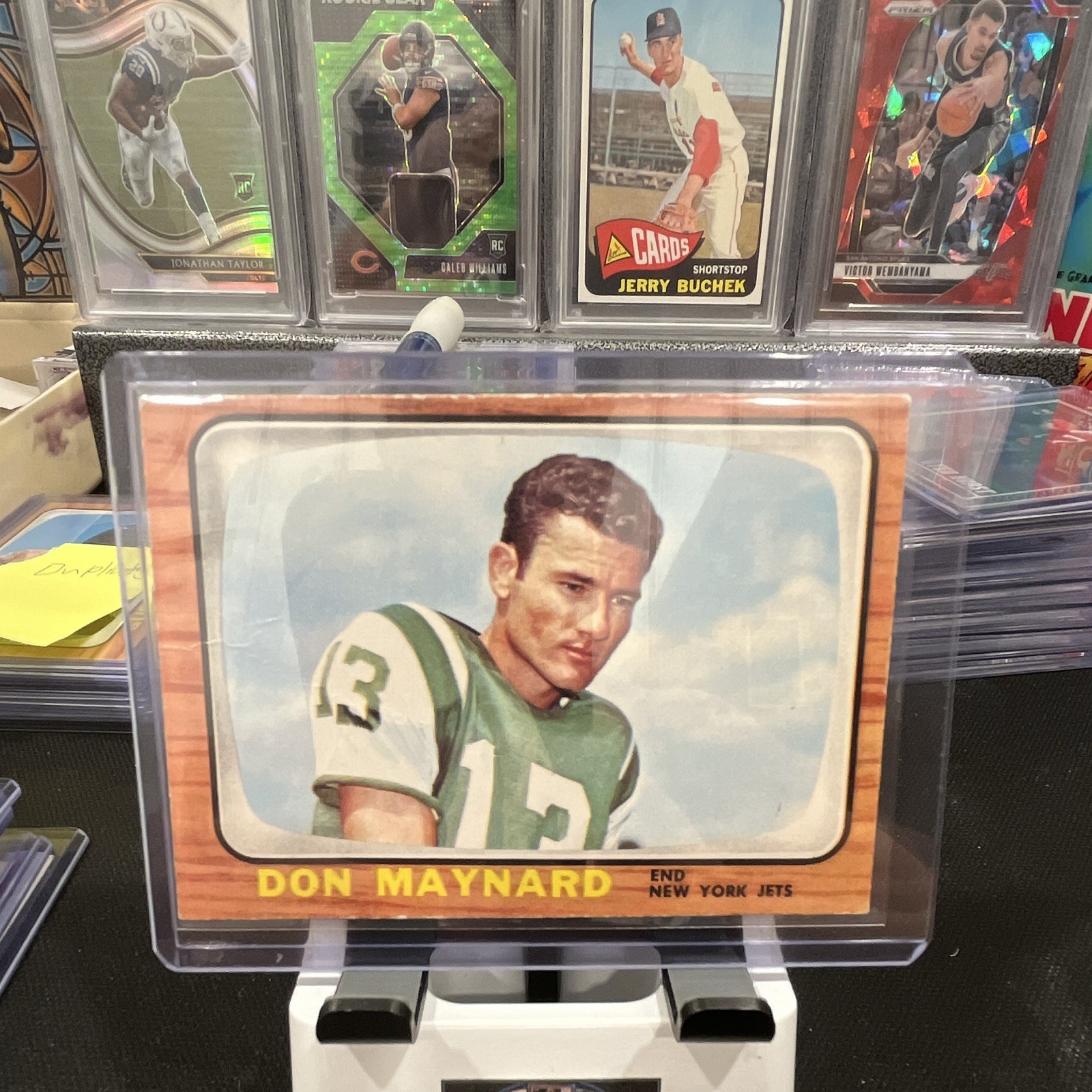 Don Maynard #95 Football Cards 1966 Topps trading card — raw and PSA graded price guide