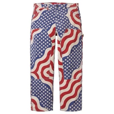 パンツ Supreme double knee painter pant 30 Supreme Flag Double Knee Painter Pant 