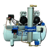 SL-100 Dental Air Compressor – Oil-Free, Auto Dryer & Drain, Assembled in USA