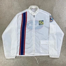 Vintage 60s Swingster Aviation Jacket Size Large White Volksplane Squadron