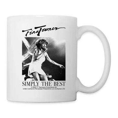Tina Turner Simply The Best Bild Mit Signatur Tasse, One size, Weiß