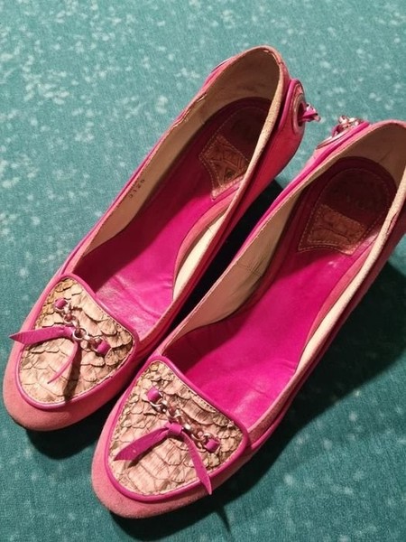 Women Fabi Heels Pink Suede 37