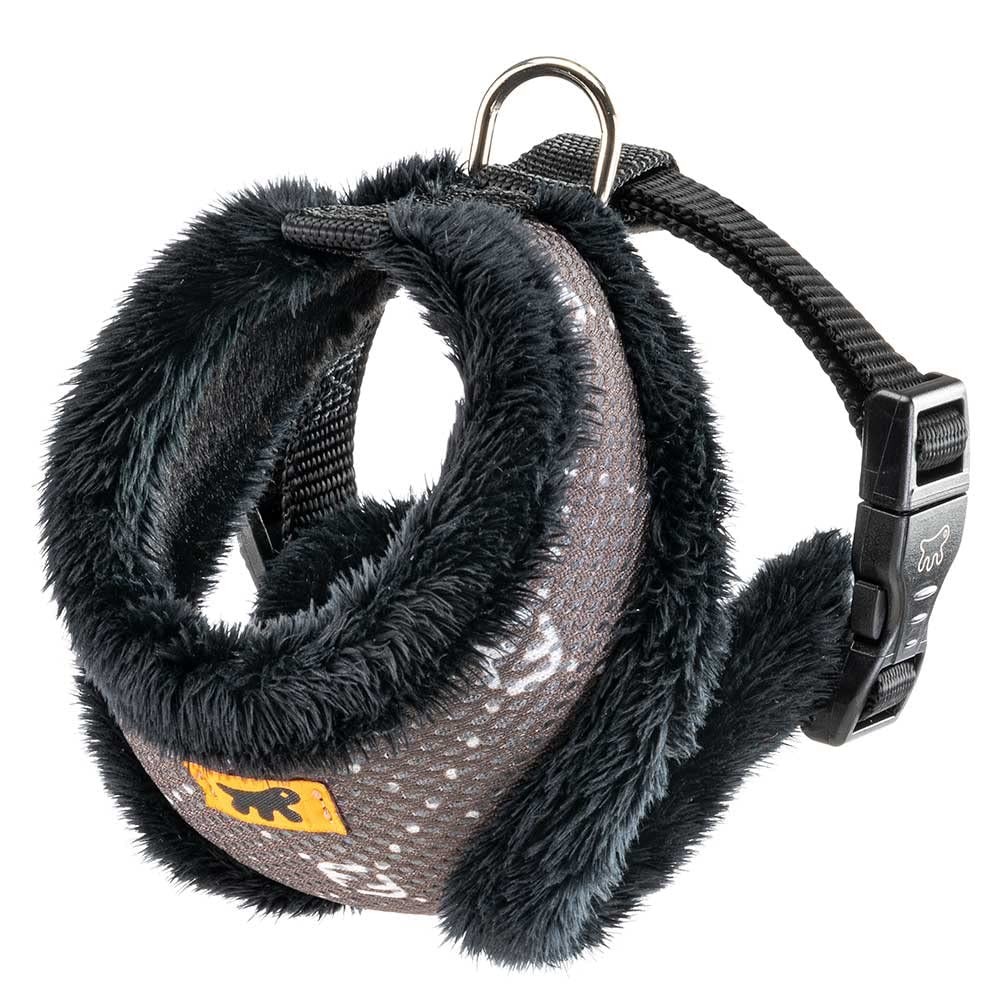 Ferplast Pettorina per Cani Gatti NIKITA FUR XS Traspirante Soffice Pel