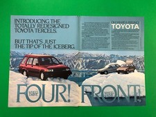 1983 TOYOTA TRECEL VINTAGE ORIGINAL PRINT AD PRINTED ADVERTISEMENT