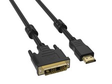 25ft HDMI to DVI-D Single Link Male to Male Video Monitor Cable, 1080p 60Hz, ...