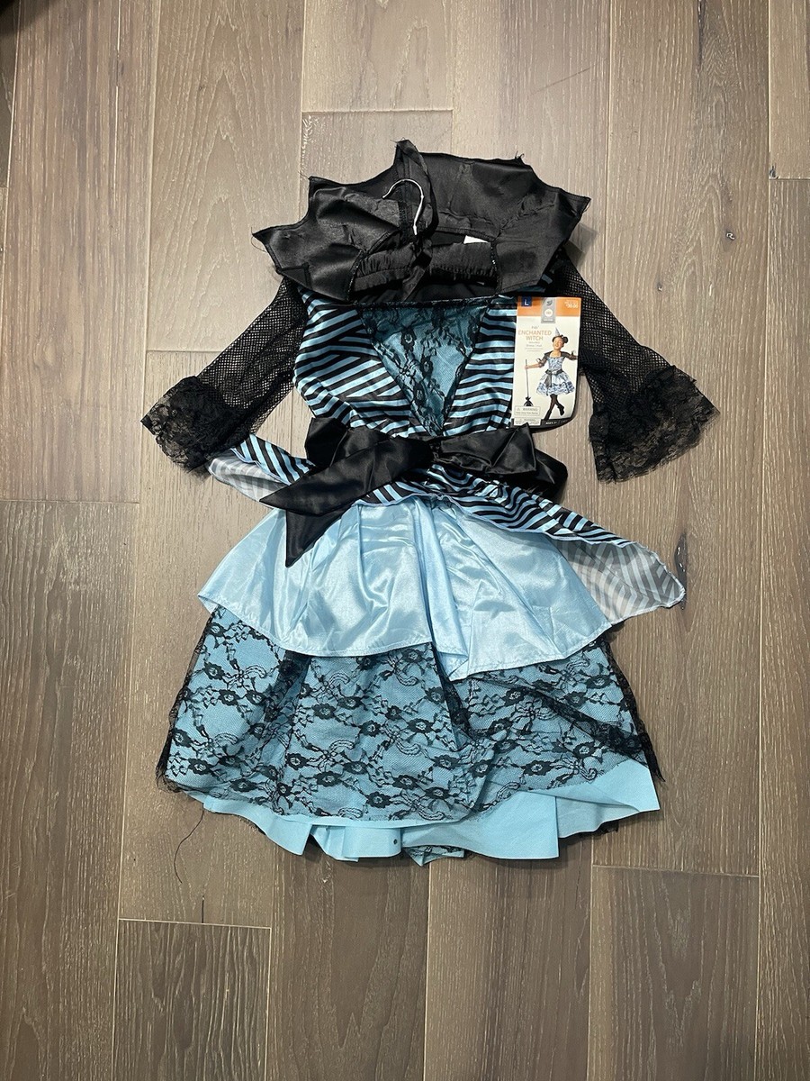 Girls Hyde & Eek ENCHANTED WITCH Dress Halloween Costume. NWT Large 10-12