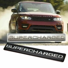 1x New Supercharged Trunk Badge Emblem Black Or Silver 1x New Supercharged Trunk Badge Emblem Black Or Silver