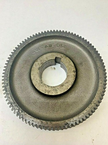 FOOTE BROS HELICAL GEAR, 4W-AB-9Z , 92 TEETH, 6-3/8" OD , 1-3/4" BORE, 1" FACE  - Picture 1 of 9