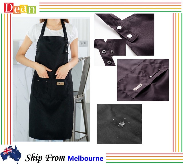 Canvas Apron Waiter Cooking Waterproof Kitchen Chef Washable Adjustable Strap Canvas Apron Waiter Cooking Waterproof Kitchen Chef Washable Adjustable Strap