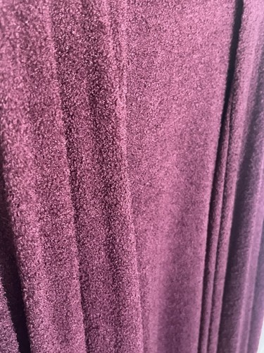 Barefoot dreams bamboo chic lite knit cardigan Womens 2XL Wine Red Cozy - Picture 2 of 6