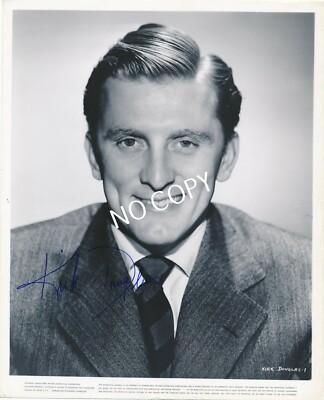 100% Original Autogramm Autograph Karte handsigniert Kirk Douglas E1.73