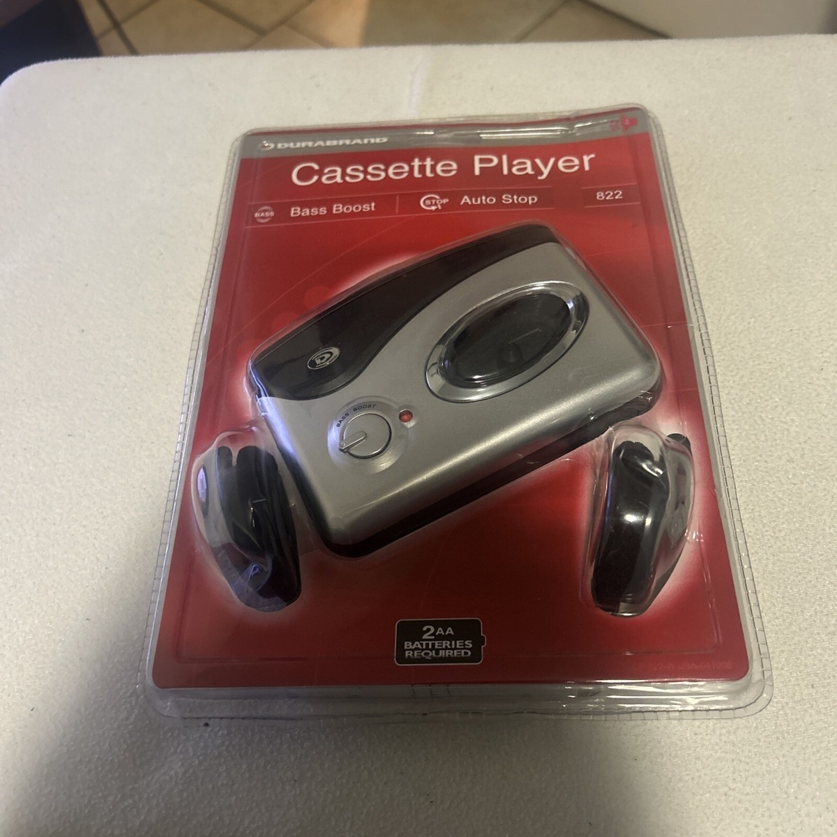 Durabrand Portable Cassette Tape Player & Headphones #822 With  