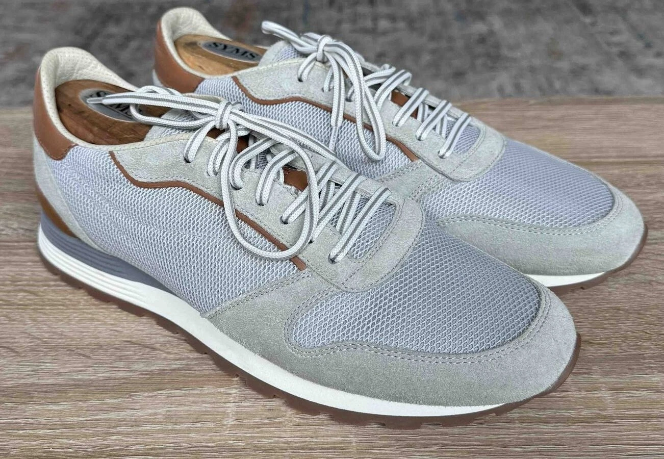 Brunello Cucinelli — Brunello Cucinelli Sneakers / Sneaker Gray Suede Leather Low Top Mens US 9.5