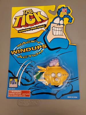 1995 The Tick Submarine Sewer Urchin Wacky Action Windups By Ban Dai