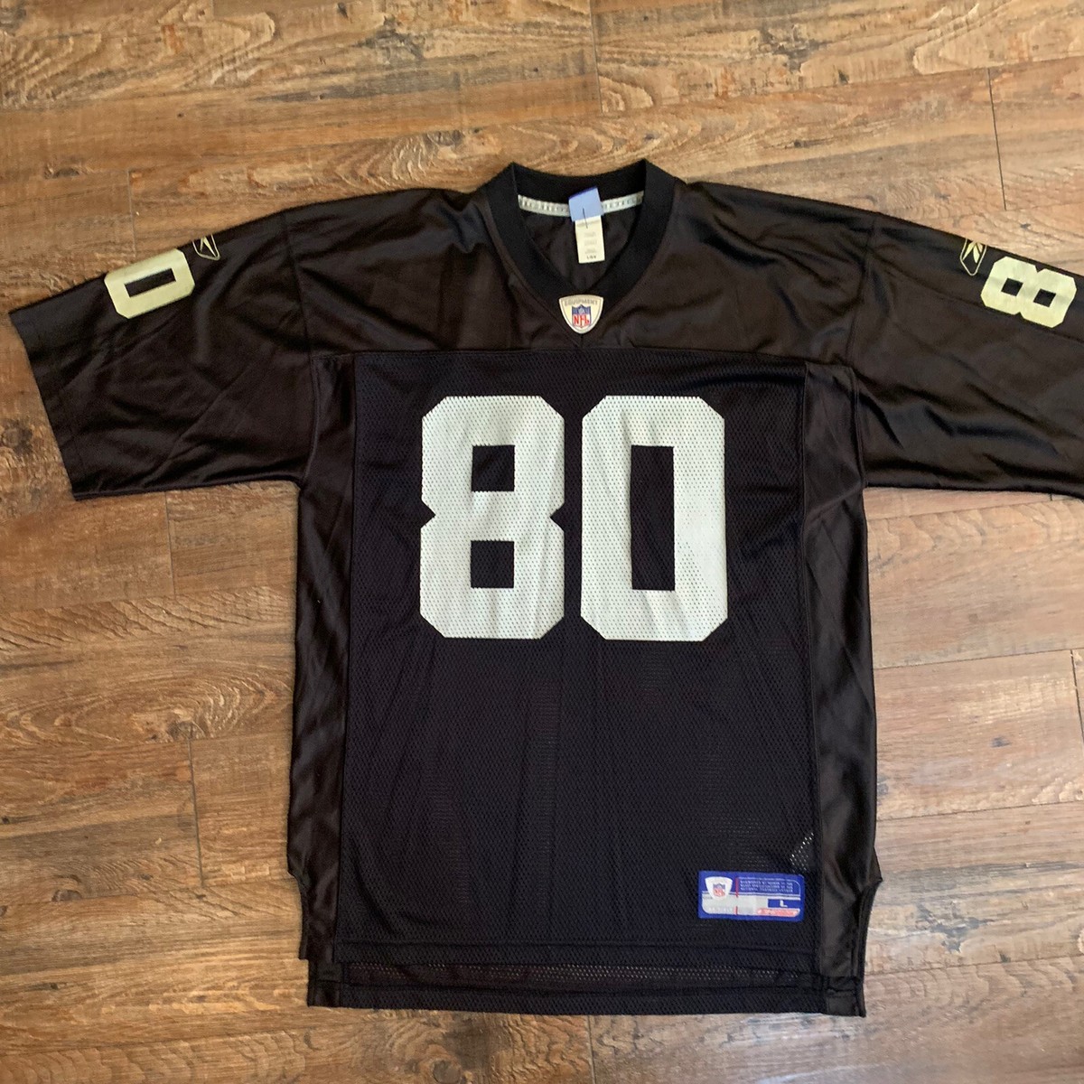 RAIDERS NFL Reebok製オークランド・レイダース80番ユニフォーム NFL Oakland Raiders Football Reebok Jersey #80 Rice size