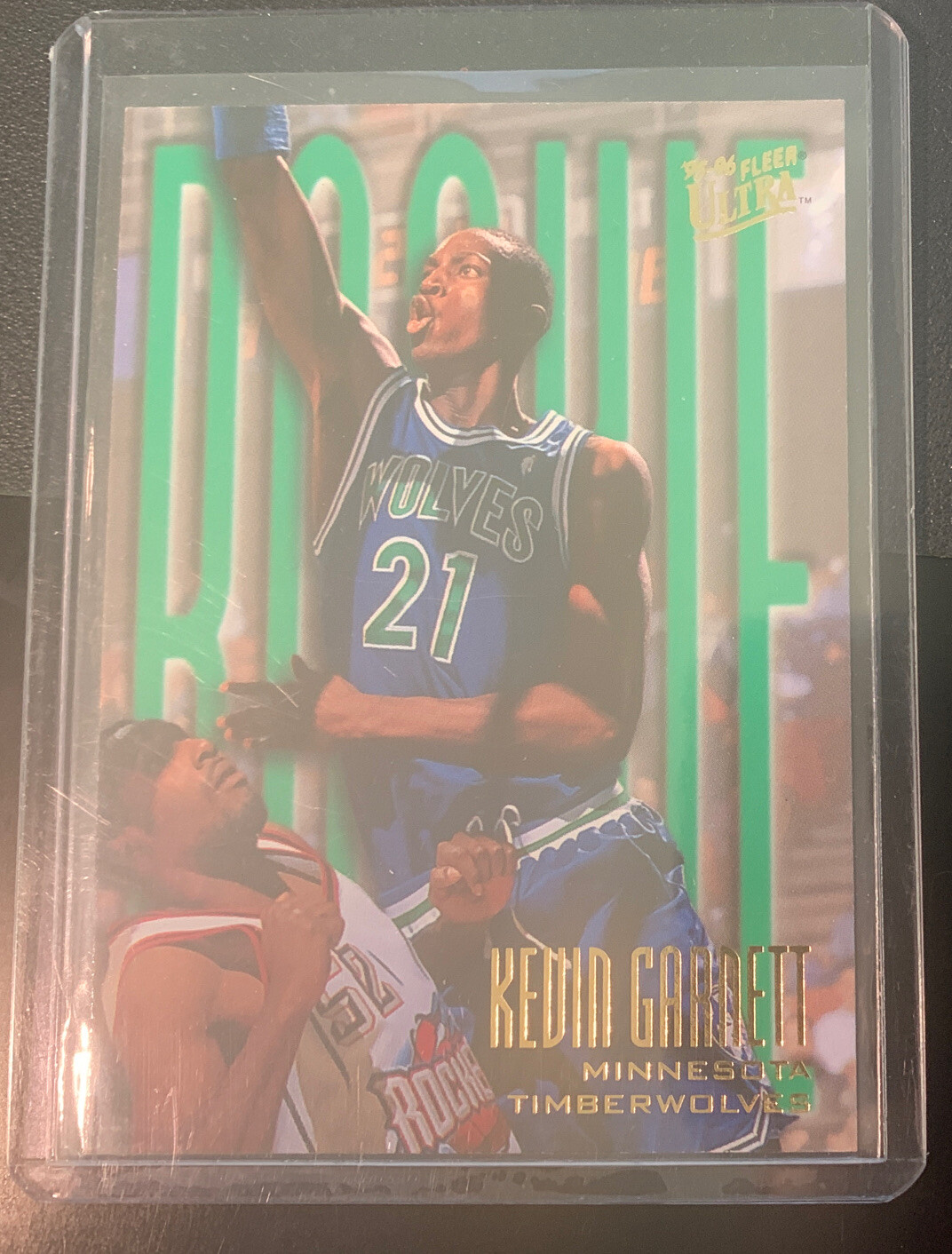 1995-96 Ultra #274 Kevin Garnett (ROO, RC)