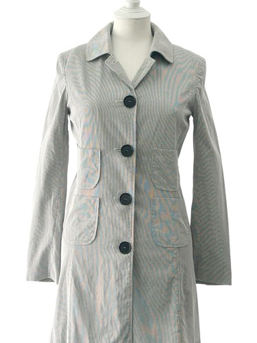 Cappotto donna Paul Smith nero etichetta giacca lavoro utility cotone cordino piccolo - Foto 16 di 24