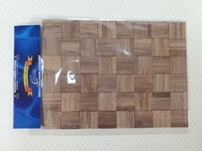Dollhouse Parquet Real Wood Flooring 1:12 Scale Miniature 8" x 6" Floor