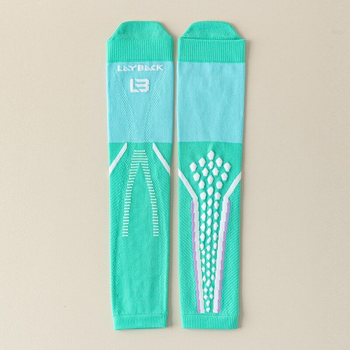 1 Pair Knee Support Brace Full Legs Sleeve Badminton Tennis Running Leg Guar GF - Picture 14 of 18