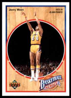 1991-92 Upper Deck Jerry West 1973-74 25K Points #6 OF 9 | eBay
