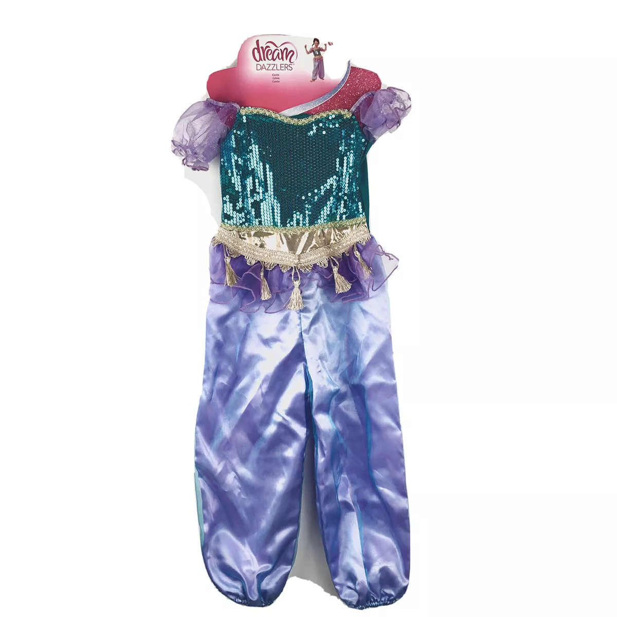 NWT Girls 5 6 Genie Dream Dazzlers Costume Dress Up Sparkle Sequin