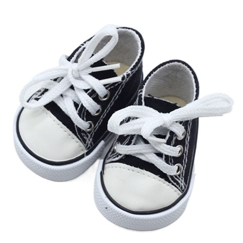 18 Inch Girl Doll Canvas Shoes 7cm Fashion Lines Flowers Sneakers Boots New - Picture 12 of 18