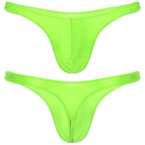 Herren Low Waist Slip Bikini Stretchig Glänzend Tangas Badehose Unterwäsche - Bild 73 von 115