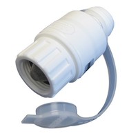 Jabsco In-line Water Pressure Regulator 45psi - White Jabsco In-line Water Pressure Regulator 45psi - White