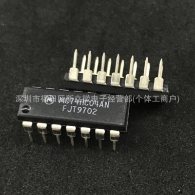 5pcs MC74HC04AN Hex Inverter 14 pin dip #96-9