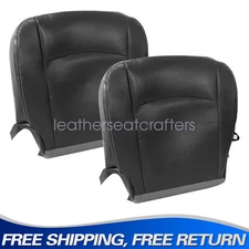 Fits Dodge Ram 1500 2500 09-12 Front Both Side Bottom Leather Seat Cover Gray