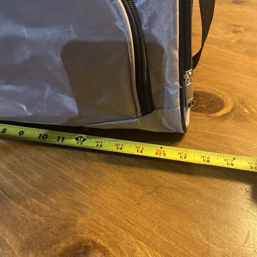 Prodigy Medium Duffel Bag Travel Gym Tan/black Vinyl - Picture 10 of 11