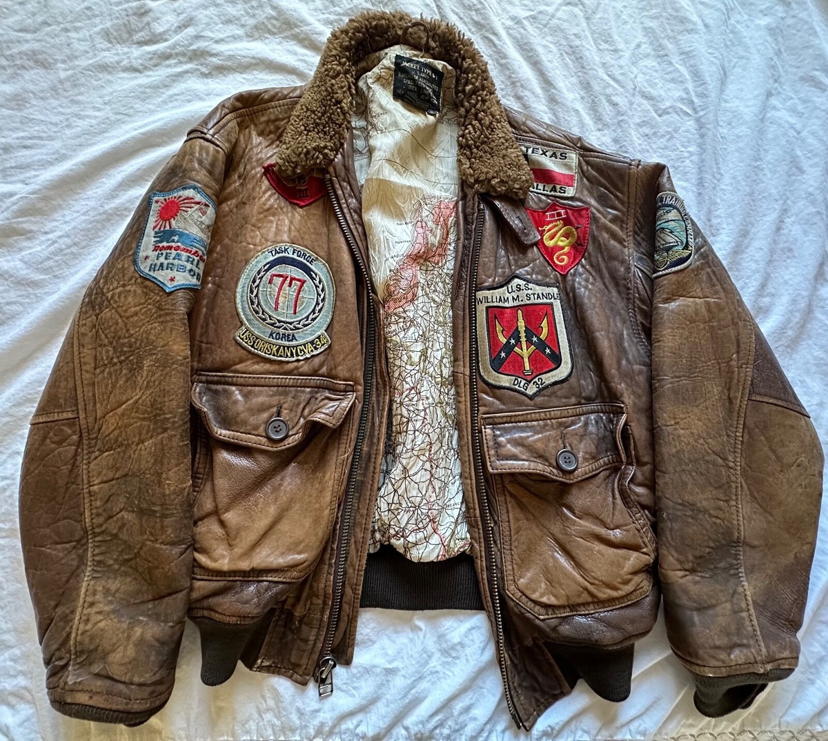 Vintage Avirex Type G-1 Leather Flight Bomber Jacket Size S Vintage Avirex Type G-1 Leather Flight Bomber Jacket Size S