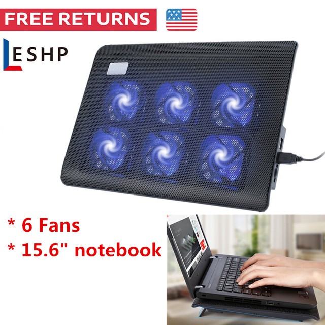 Laptop Cooling Fan Pad Cooler Leshp 15 6 Computer Notebook Usb