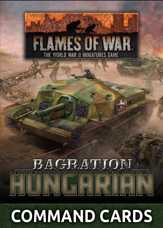 Flames of War Late War Bagration: Hungarian Command Cards (FW269HC)