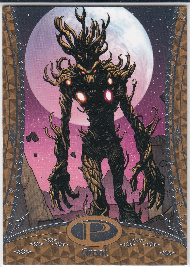 2014 UD Marvel Premier base card Groot 36/199 card #36