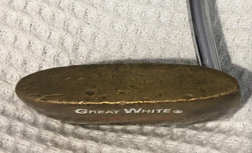 TIGER SHARK GREAT WHITE B-3100 BRASS HEAD PUTTER - Picture 3 of 8