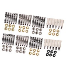 Pack of 6 Tuning Pegs Machine Heads Mount Hex Hole Gears and Pins for Guitar