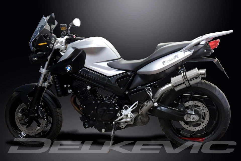 Kit silenciador de escape oval de aço inoxidável BMW F800R 2009-2016 Delkevic 9" - Imagem 4 de 4