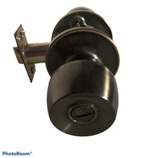 Defiant Interior Door Knob Antique Brass Lock Set Key Privacy Passage Dummy