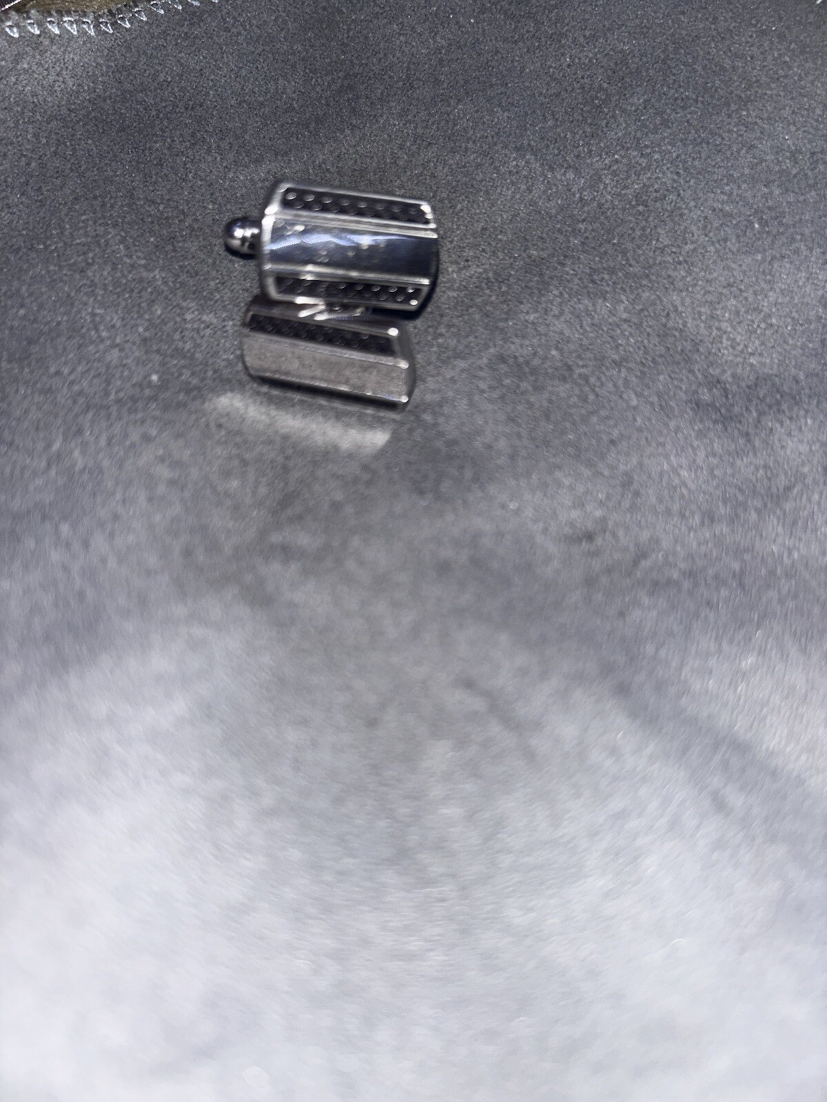 Cufflinks Blue Rectangle - image 3
