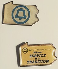 Vintage Bell Telephone Company Lapel Pin's (MADE IN USA)