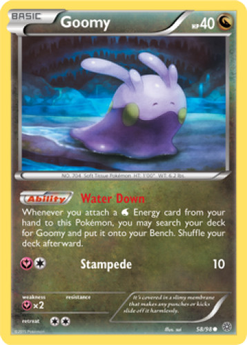 1x Goomy 58/98  XY Ancient Origins Pokemon TCG Card NM