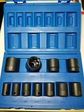 Grey Pneumatic 11pc 8-point Impact Socket Set 12 Dr 12 To 1-18 1311s Grey Pneumatic 11pc 8-point Impact Socket Set 12 Dr 12 To 1-18 1311s