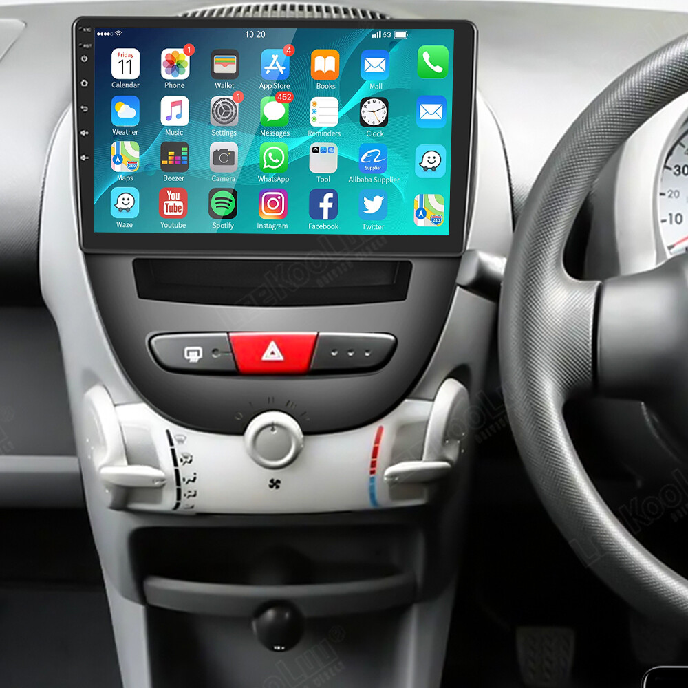 Android Radio 1din 10.1-Zoll Carplay Autoradio Für Citroen C1