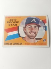 2017 Topps Archives 1960 Rookie Star Dansby Swanson Atlanta Braves RC 