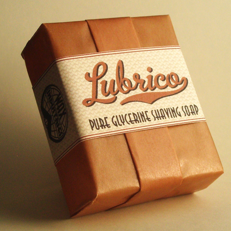 Wax Industries ""Lubrico"" Pure Glycerine Shaving Soap