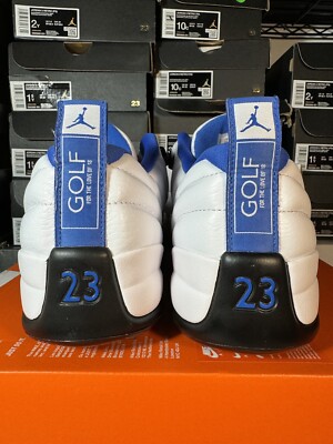 シューズ(男性用) NIKE JORDAN XII G NRG P22 Nike Air Jordan 12 G Golf NRG P22 Laser White Game Royal DM9015