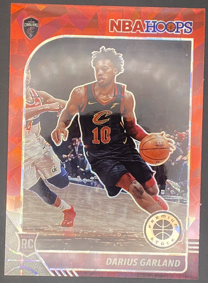 Darius Garland RC 2019-20 Hoops Premium Stock Red Ice Prizm # 251 Cavaliers