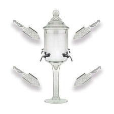 Zestaw fontann i łyżek absyntu Amehla - szklana perła bąbelkowa fontanna kroplówka ...