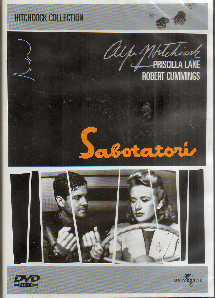 SABOTATORI -- Hitchcock - DVD NUOVO